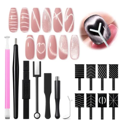 15pcs Cat Eye Magnet Set
