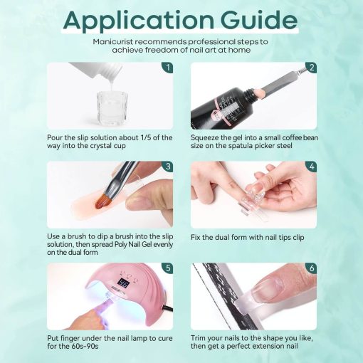 5Pcs Slip Solution Tools Kit For Poly Nail Gel - Image 8