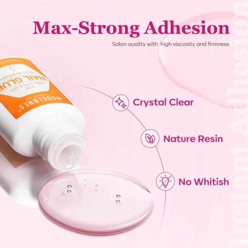 Built-in Brush Nail Glue Duo - Image 3