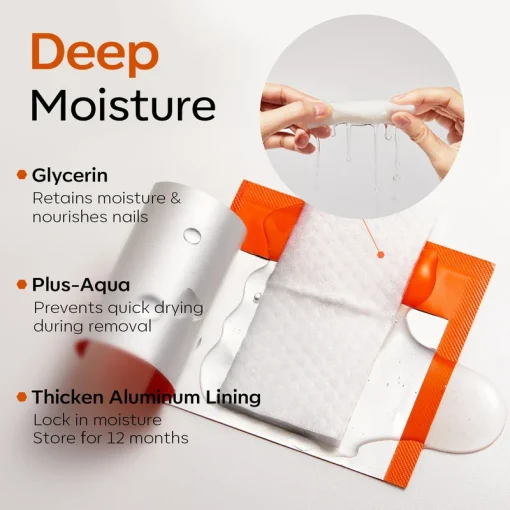 Acetone-Free Nail Polish Remover Pads - Image 3