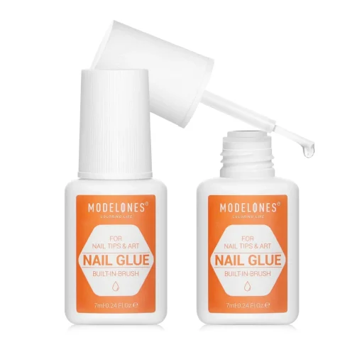 Built-in Brush Nail Glue Duo