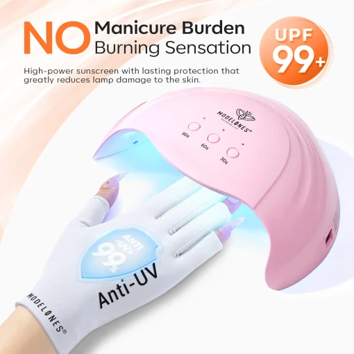 Anti-UV light Nail Glove - Image 4