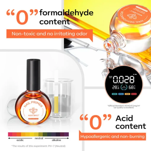 Hema-Free Upgarded Nail Primer & Prep Dehydrator Set 30ml - Image 5