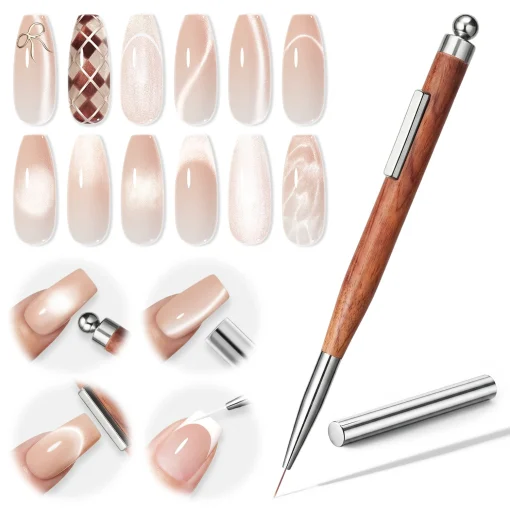 3-in-1 Cat Eye Nail Art Magnet