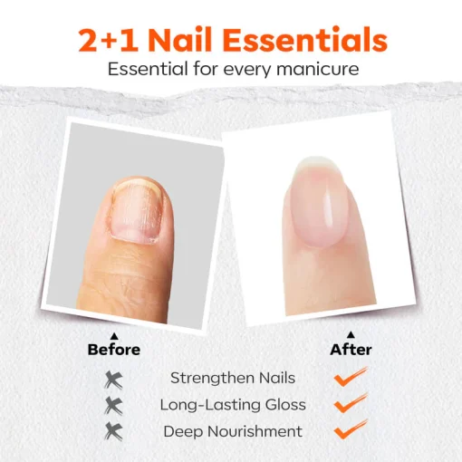 Nail Polish Top & Base Coat 3 in 1 - Image 4
