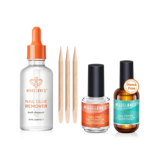 Nail Glue Remover with Nail Prep & Nail Primer Set
