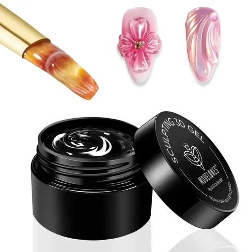 Sculpting 3D Nail Gel 9g with Dual-ended Brush