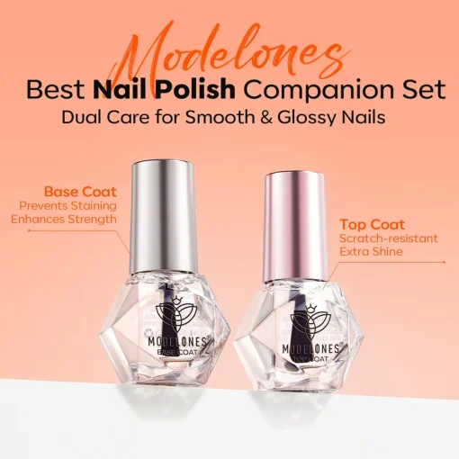 Nail Polish Top & Base Coat Set - Image 2
