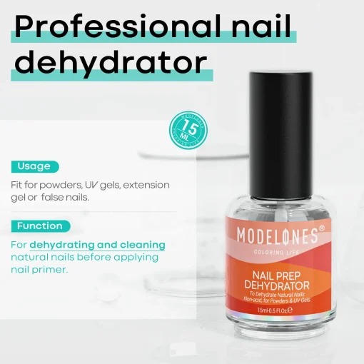 Modelones Nail Prep Dehydrator 15ml - Image 3