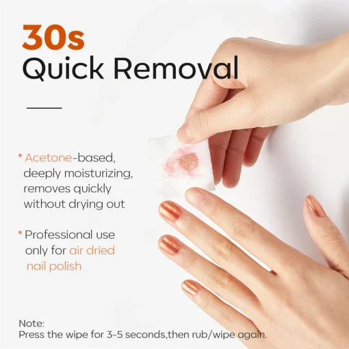 Acetone-Free Nail Polish Remover Pads - Image 2