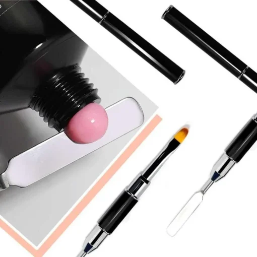 Poly Nail Gel Dual Head Brush - Image 4