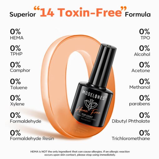 Hema-Free Matte & Shine Top Coat with Base Coat Set - Image 4