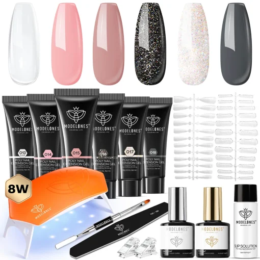 Nude Clear Black Pink