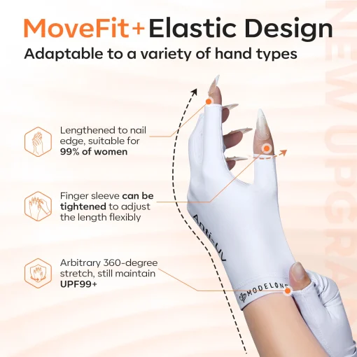 Anti-UV light Nail Glove - Image 8